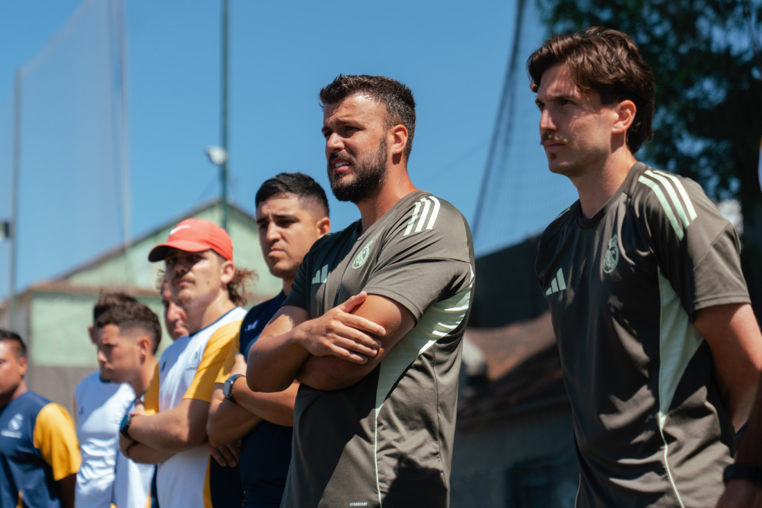 Cuerpo técnico de la Fundación Real Madrid